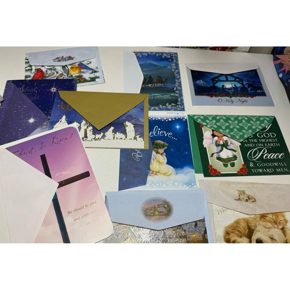 Lot of 47 Greeting Cards Birthday Christmas Valentine Halloween Baby Shower